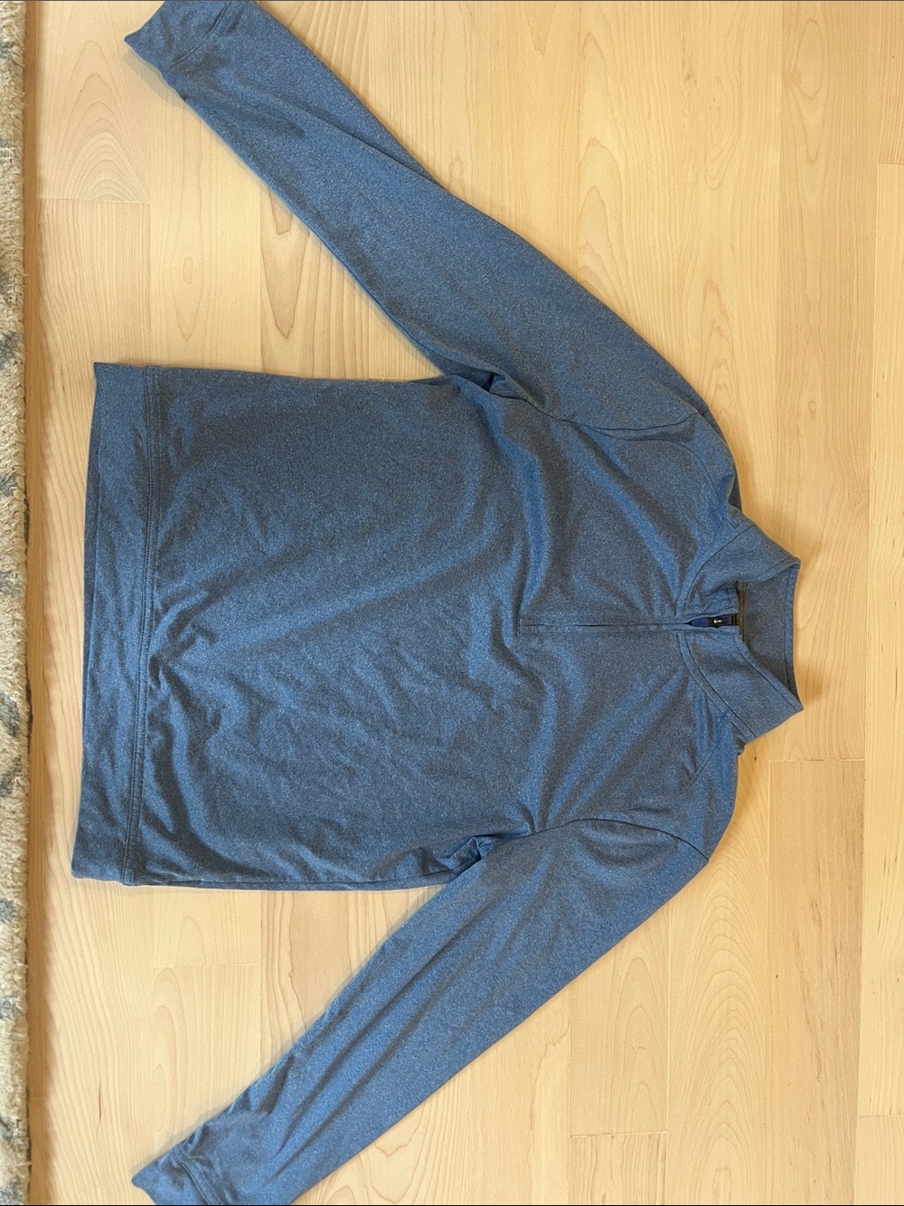 johnnie-O Boys' Blue Long-Sleeve Quarter Zip Top size 10. Worn once